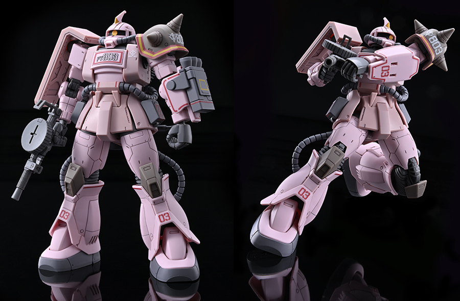 MG 1/100 ザクⅡ 隊長機 5体セット MG 1/100 ザクⅡ 隊長機 5体セット