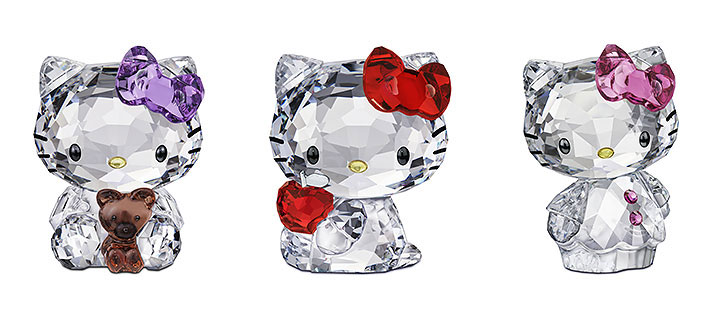 SWAROVSKI クリスタルガラス 猫 ペルシャ キティ スワロフスキー