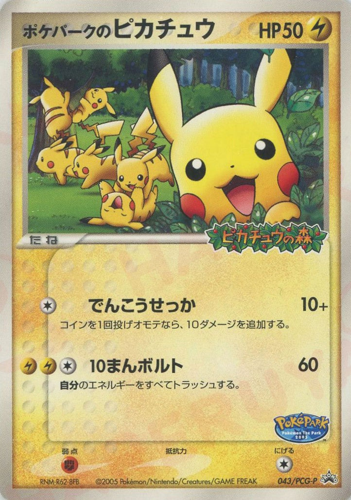 ポケパークのピカチュウ(PROMO){雷}〈043/PCG-P〉[P-P] – 晴れる屋2