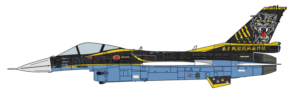 三菱 F-2A “8SQ 60周年記念塗装機” | 株式会社 ハセガワ