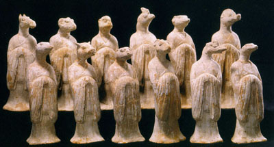 西安市出土 加彩十二支俑 | ひつじnews