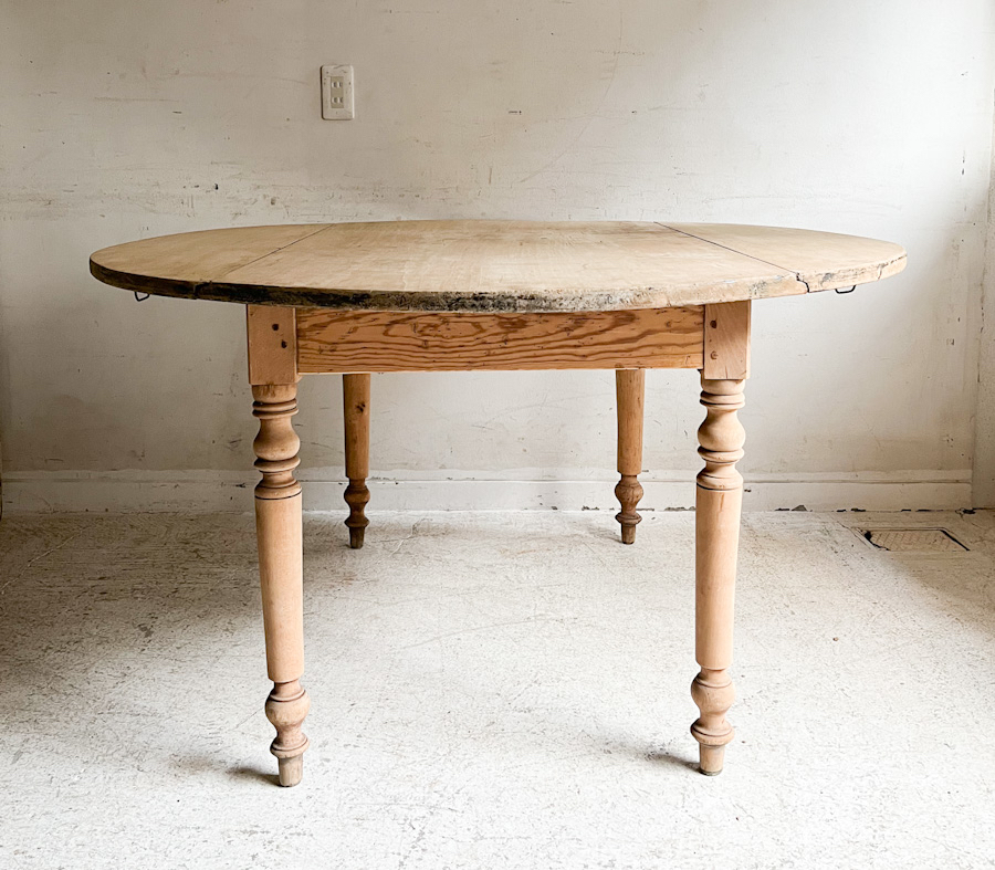 オランダ製】バタフライテーブル アンティーク 折りたたみ 円形テーブル