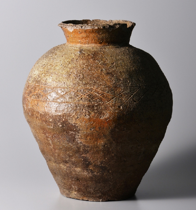 信楽焼 壺 江戸時代 信楽壺 古信楽 古美術 古い壺 古道具 アンティーク