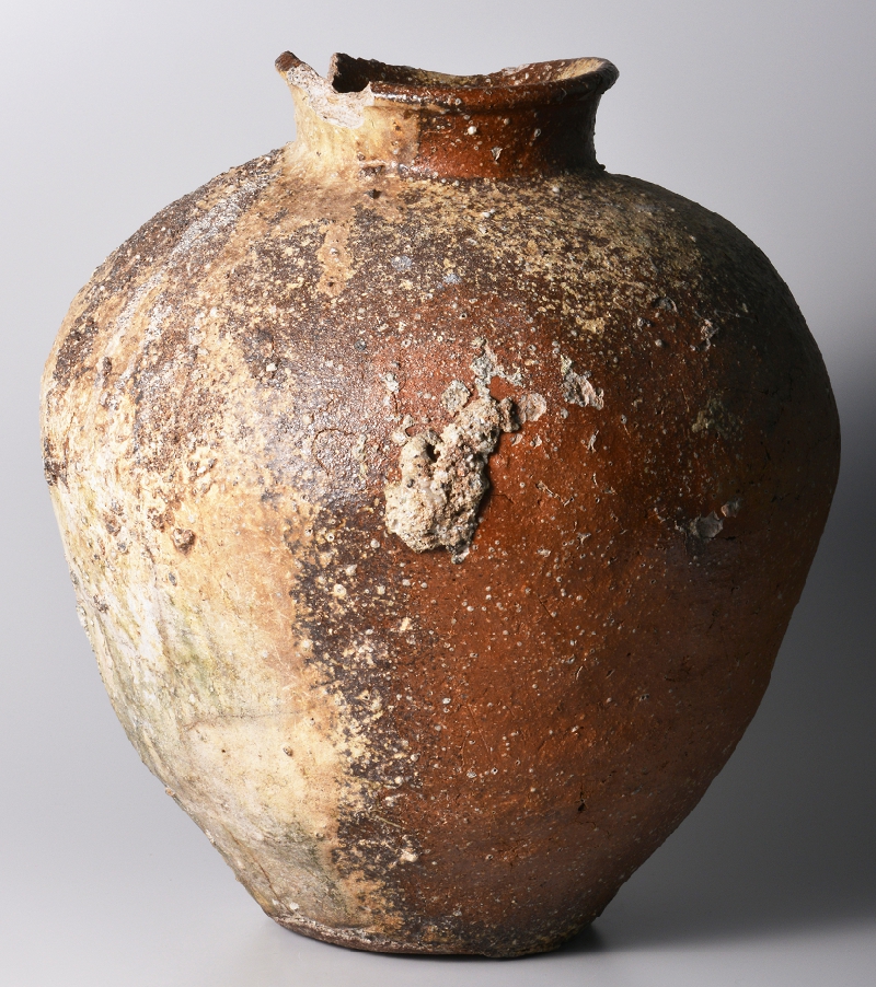 古信楽 壺 25cm 室町時代？？？】参考品？ 古信楽壺25cm室町時代