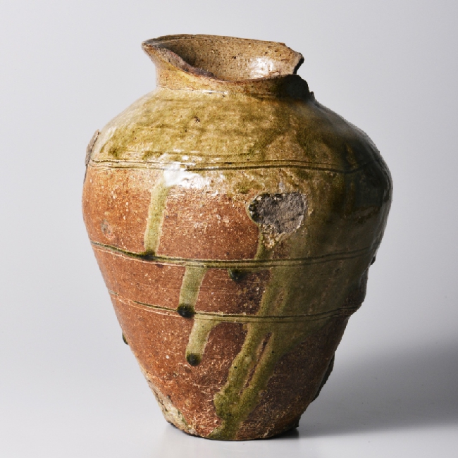 平安時代の東海古窯壺 平安時代の東海古窯壺 平安時代の東海古窯壺