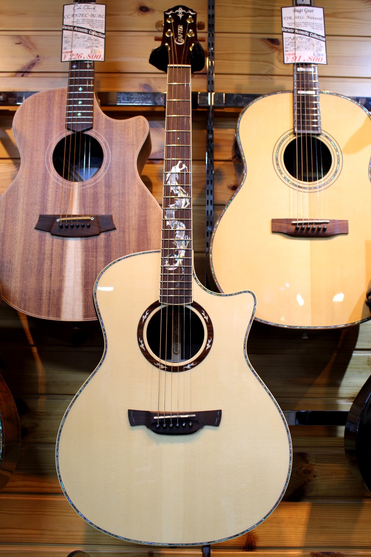 アートインレイが施されたアコギが8万円以下！？【Variety Acoustic