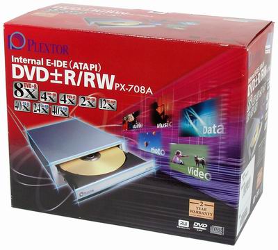 Plextor PX-708A DVD±RW/DVD±R Drive Review