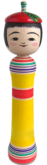 青森りんごこけしJET LINK セット箱つき