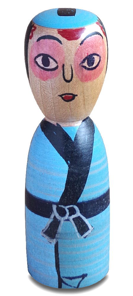 福島県会津若松市の斎藤徳寿作チョンマゲ型たこ坊主｜ジェットリンクの民芸