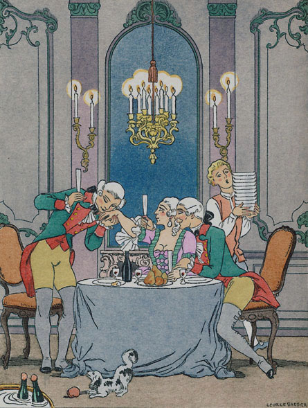 ジョルジュバルビエ鹿島茂版画ポショワールアールデコ挿絵本額装