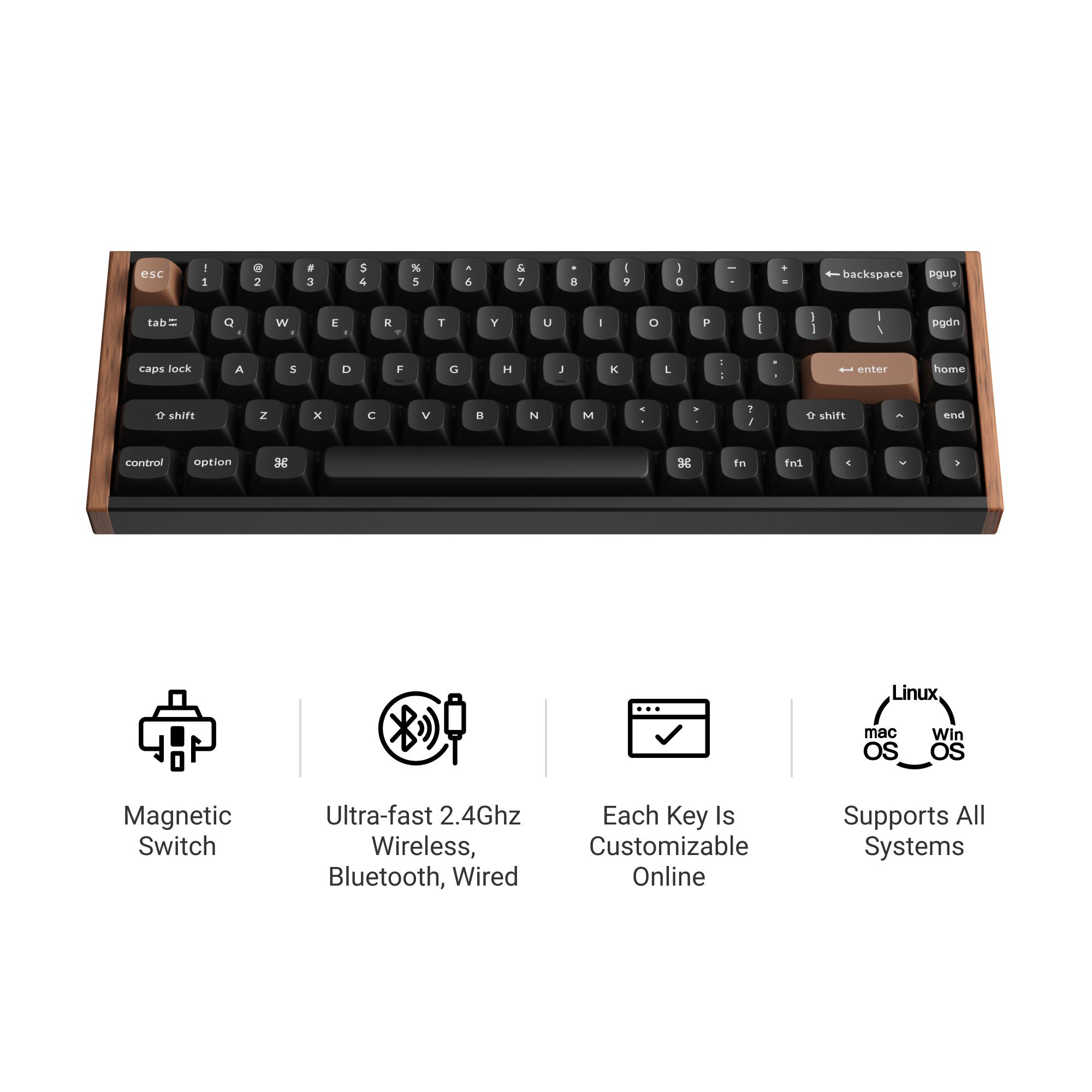 Keychron K6 HE Wireless Magnetic Switch Keyboard