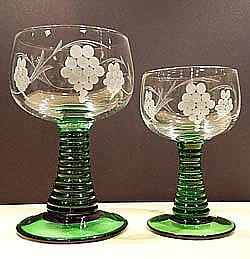 希少】アンティークグラス レーマーグラス グリーン R1331ダI 希少