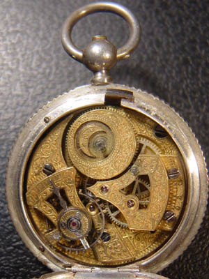 修理済み】FAVRE BRANDT 獅子印 シルバー 懐中時計 修理済み】FAVRE