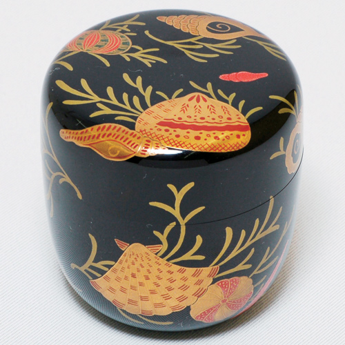 中棗 海松貝蒔絵【販売】-茶道具は京都しみず孔昌堂