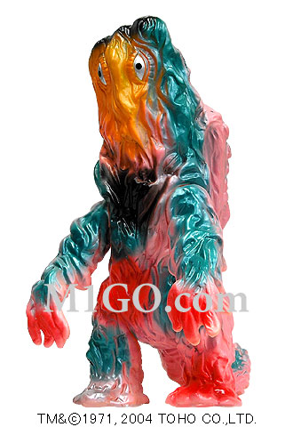 開封品】ブルマァク ヘドラ 復刻 レトロカラー 金目 M1号 開封品