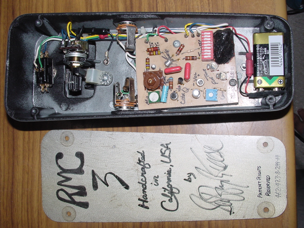 RMC3 WAH(REAL MCCOY CUSTOM)中身写真だけ ギター・エフェクターの自作