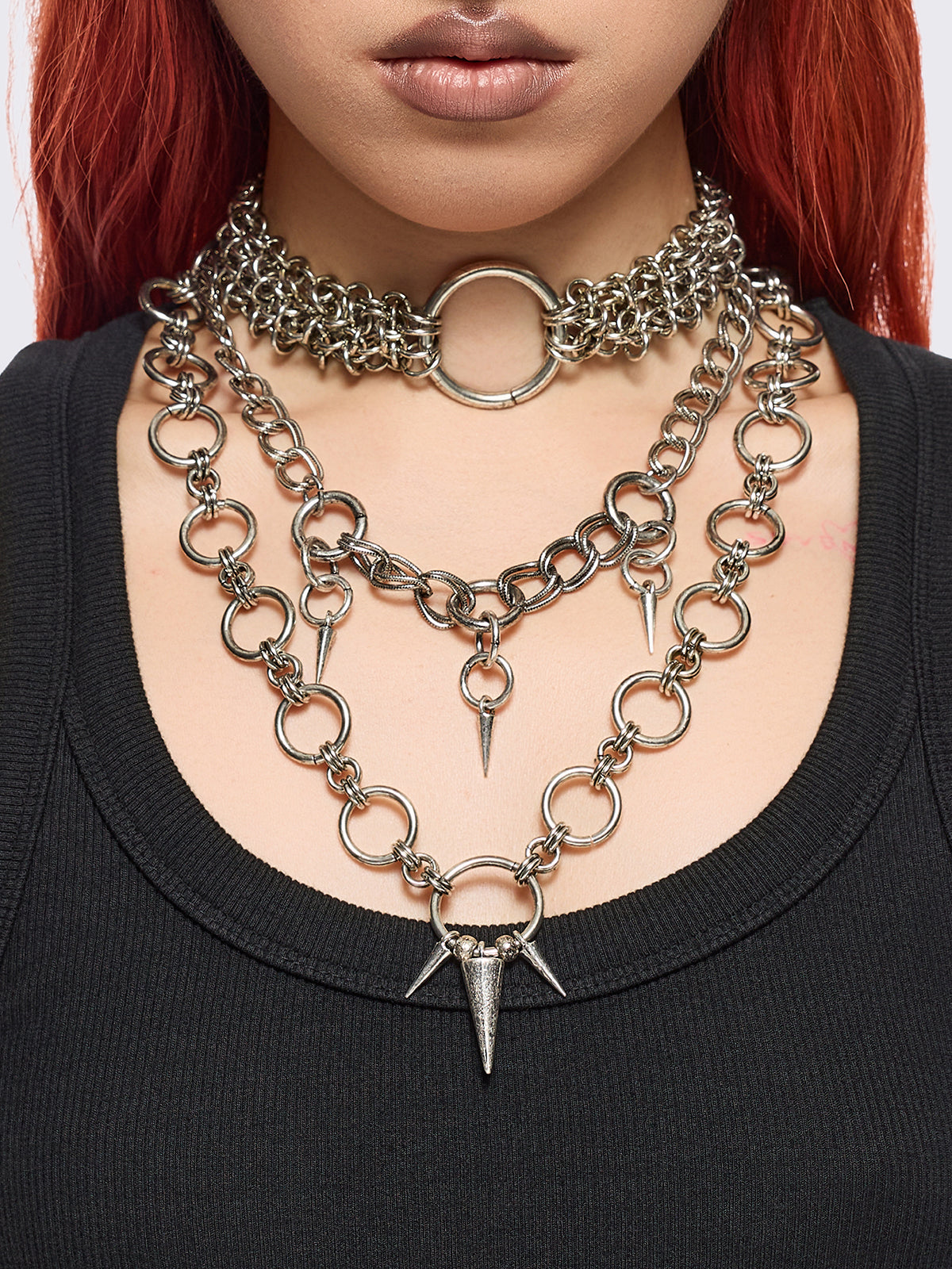 女王蜂 qb luxury chain choker/pierce セット 女王蜂 qb luxury chain