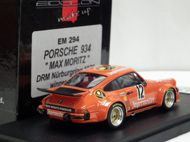 メイクアップ 1/43 ポルシェ 934 MAX MORITZ Winner