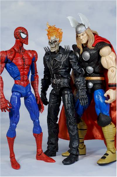 Ultimate Ghost Rider and Flame Cycle action figure - Another Pop