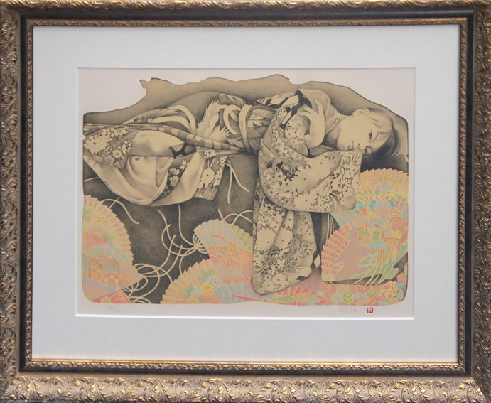 S15智内兄助 「東からの予かん」オリジナルリトグラフ S15智内兄助