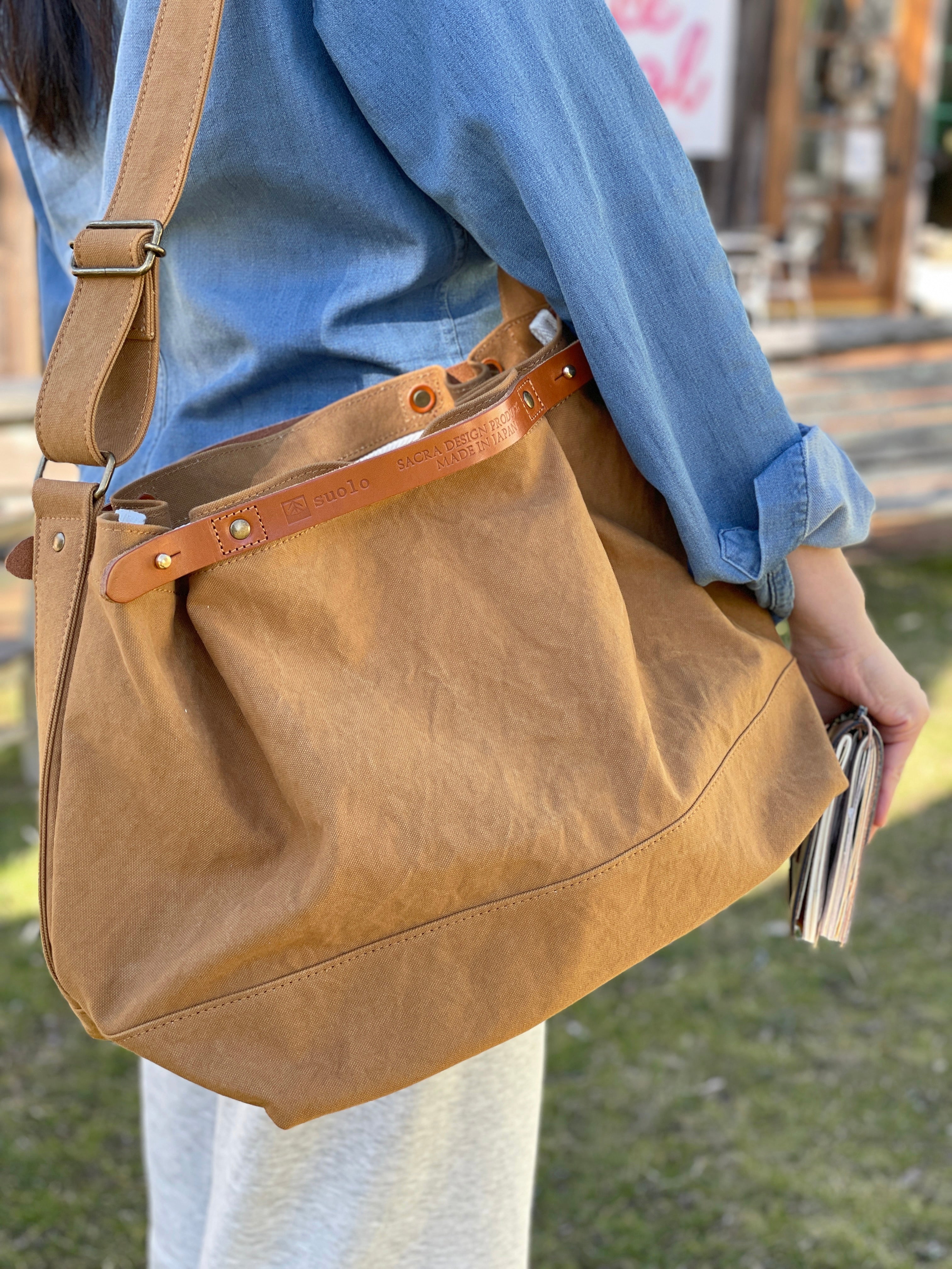 Suolo CROP Middle Shoulder Bag - Mustard – niconeco zakkaya