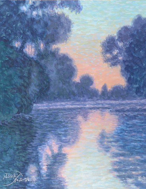 凪 油絵F8(455×380mm)