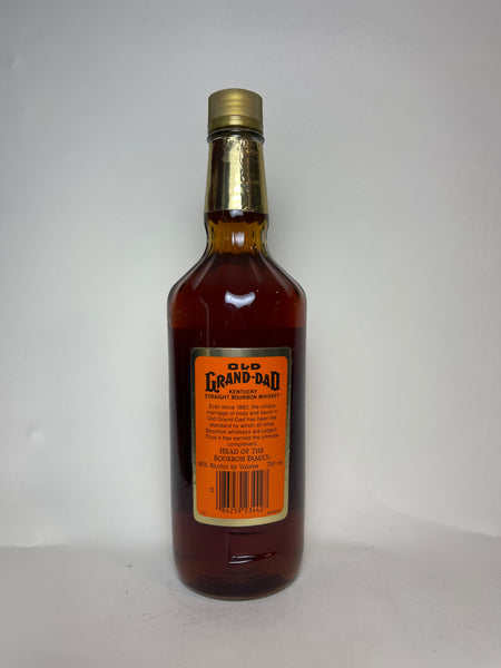 Old Grand-Dad Kentucky Straight Bourbon Whiskey - Bottled 1989 (40
