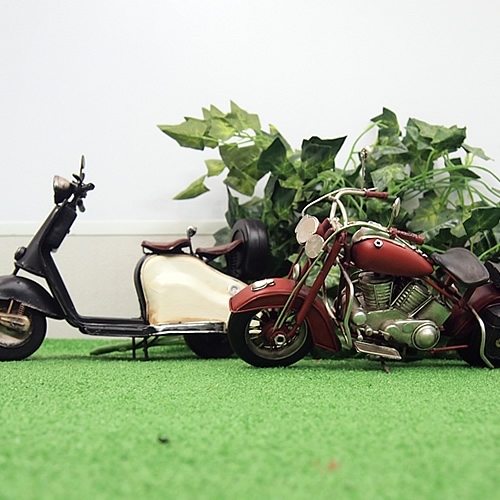 ブリキのおもちゃバイク インディアン(Indian)モデルヴィンテージ