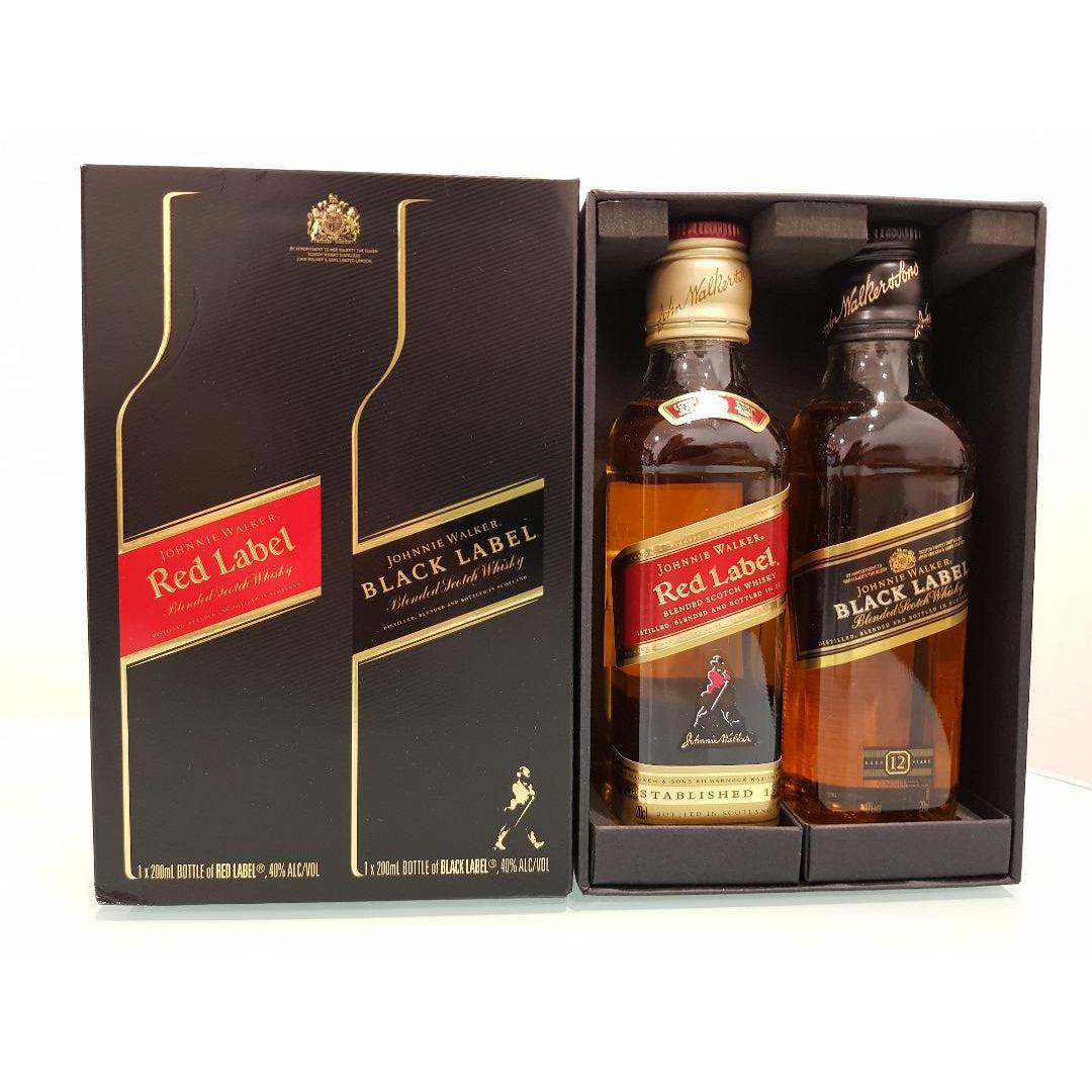 Johnnie Walker ブラックラベル＆レッドラベル セット 未開封品 未開栓