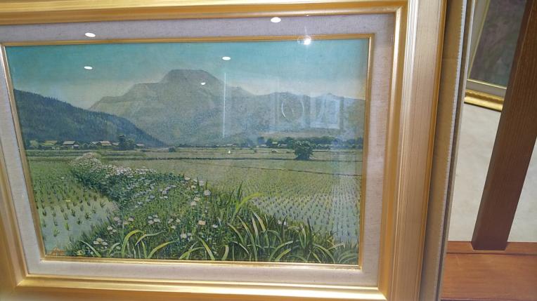 8/18(日）まで ＜深尾多加緒画家＞ 草津市在住 油絵 「田植えのころ