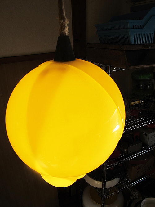 昭和レトロ 喫茶店 照明 チューリップ イエロー ペンダントライト