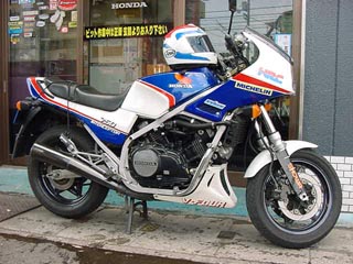 ホンダ VF750F タンク 青/白
