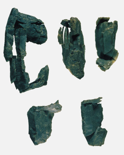 握り槌出土石器旧石器時代縄文時代サヌカイト185