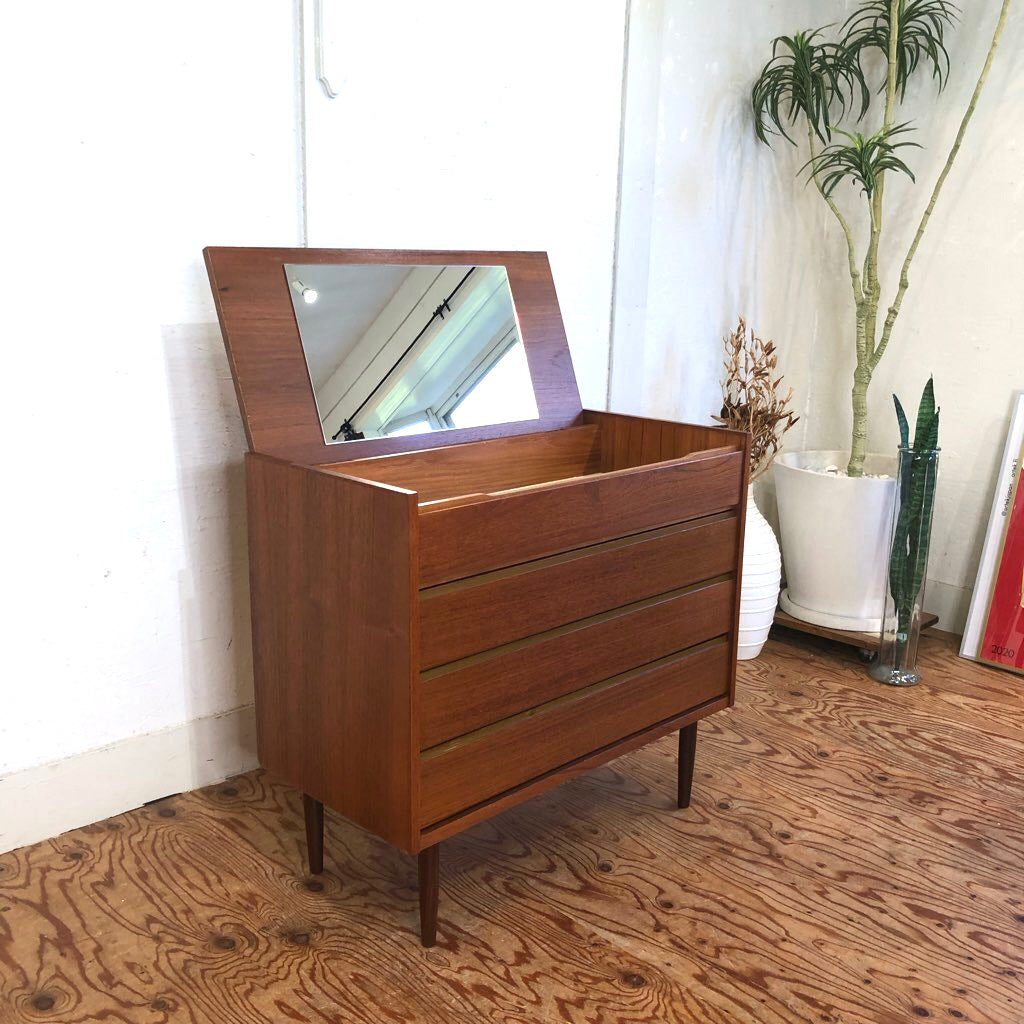 デンマーク製 ヴィンテージ ドレッサーチェスト ミラーチェスト