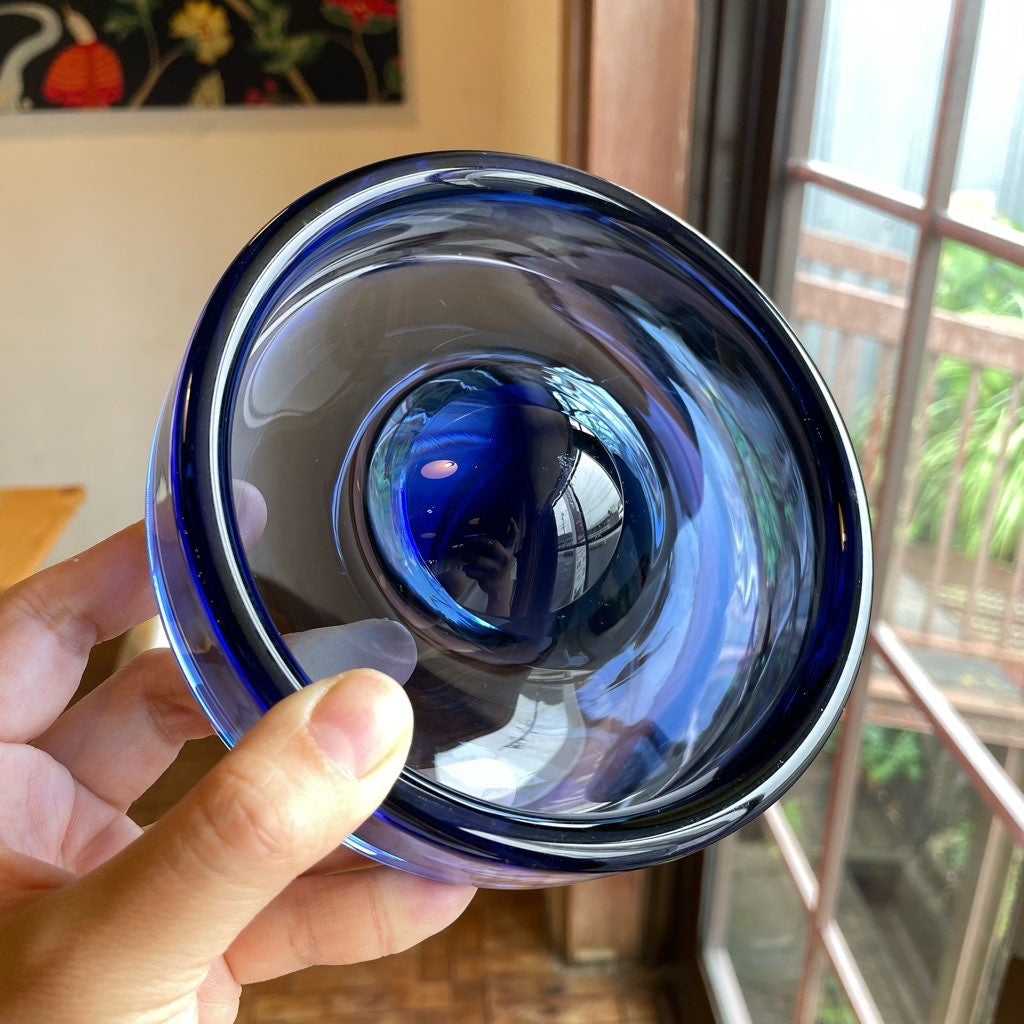 希少 HOLMEGARD デンマーク製 ガラス灰皿 小物入れ ホルムガード 希少