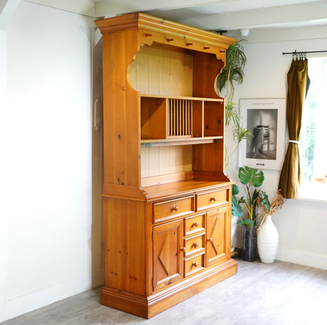 ブロイヒル / Broyhill アメリカンカントリー カップボード パイン無垢