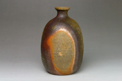 新品未使用＊本物＊山本陶秀 備前徳利 柳瀬美術店 / 山本陶秀「備前