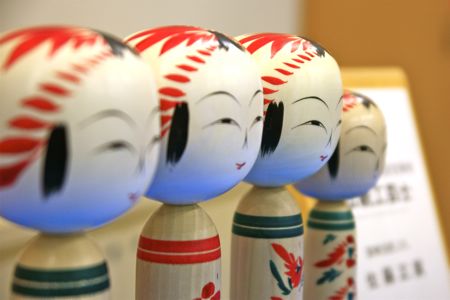 仙台木地製作所 遠刈田系伝統こけし 佐藤正廣 佐藤康広