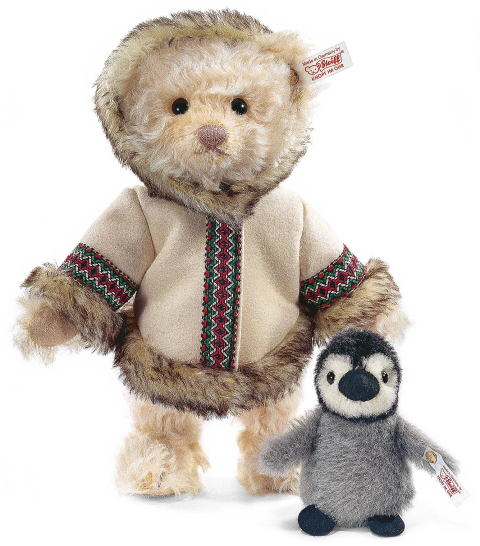Steiff】シュタイフ エスキモーベアとペンギン 世界1500体限定品