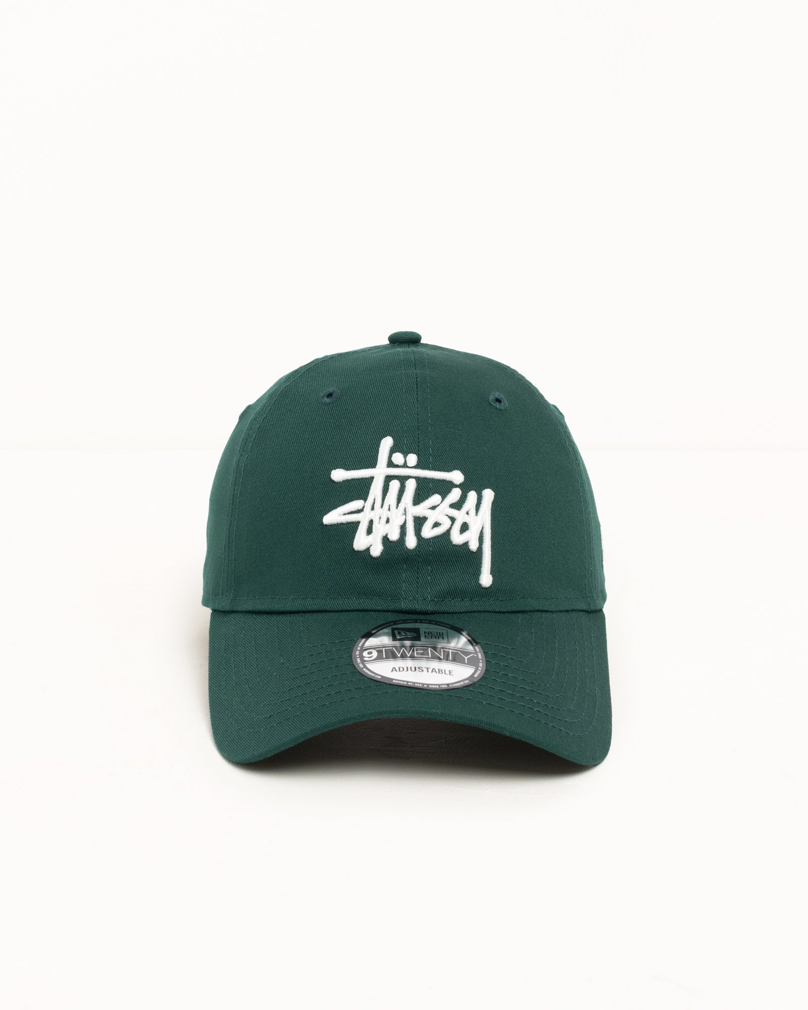 New Era 9TWENTY Basic Strapback – Dark Green | Headwear | Stüssy