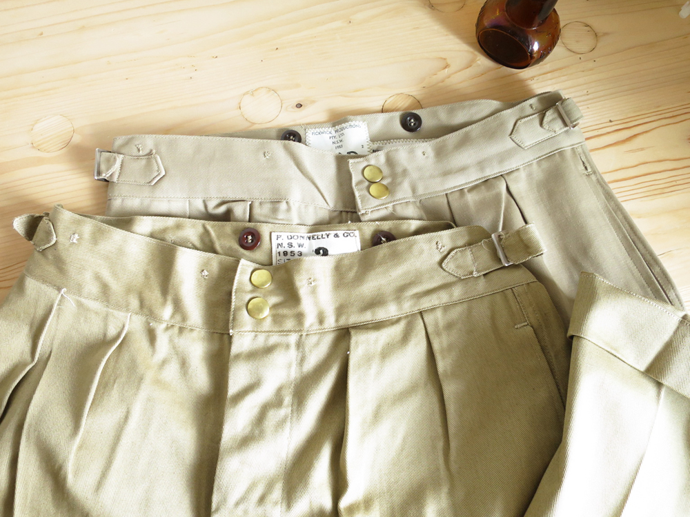 Australian Army / 50's Gurkha Chino Trousers Dead Stock | Suitable