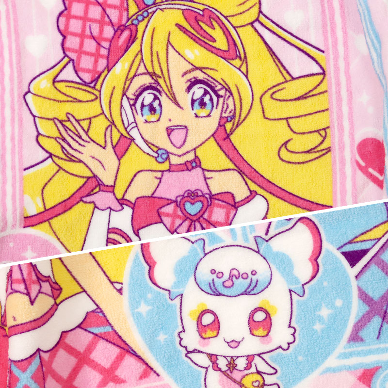 ラップタオル 巻きタオル プリキュア 綿100 60cm (ビーチタオル バス