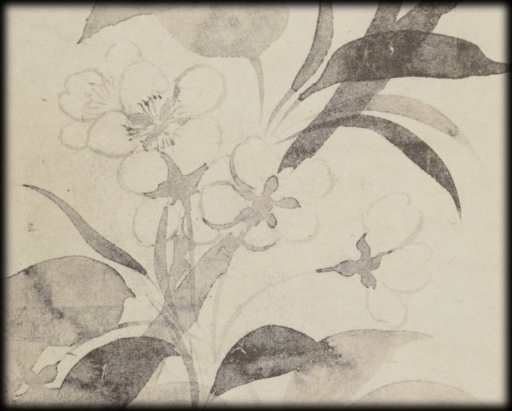 俵屋宗達:原作「桜図」：E-088j[工芸掛け軸]古美術谷口