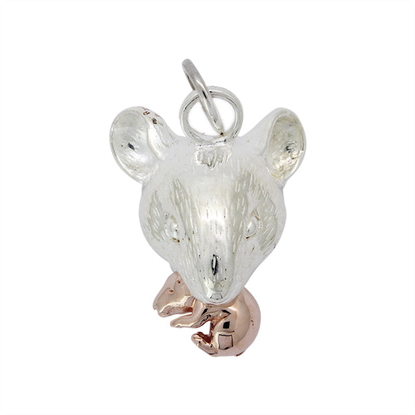 根付け 鼠 ネズミ ねずみ 骨製｜根付け鼠ネズミねずみ骨製