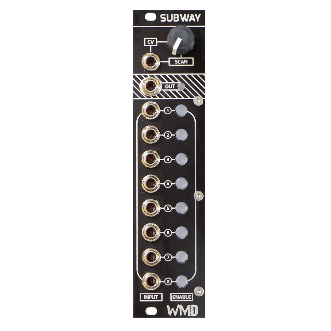 LIMITED RUN! Subway: 8 Input Scanning Crossfader in 6 HP WMD