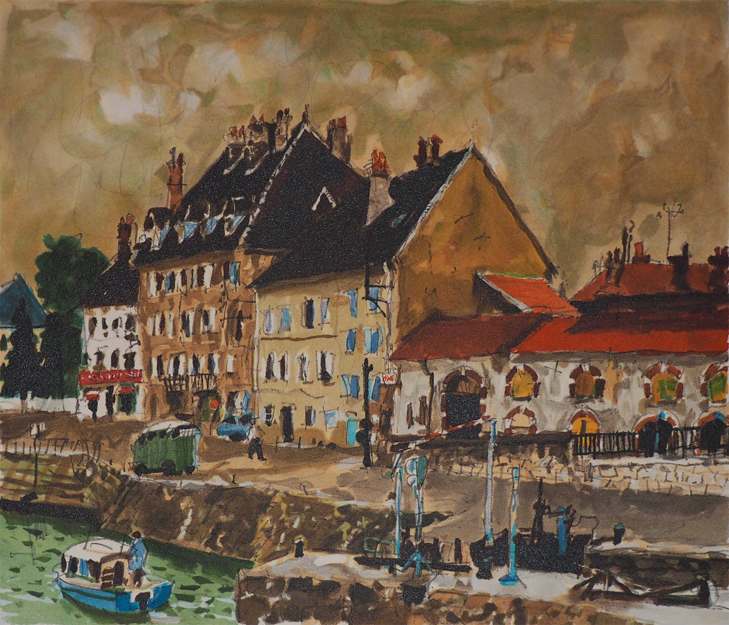 運河のある風景 - 児玉幸雄の版画・画集サイト