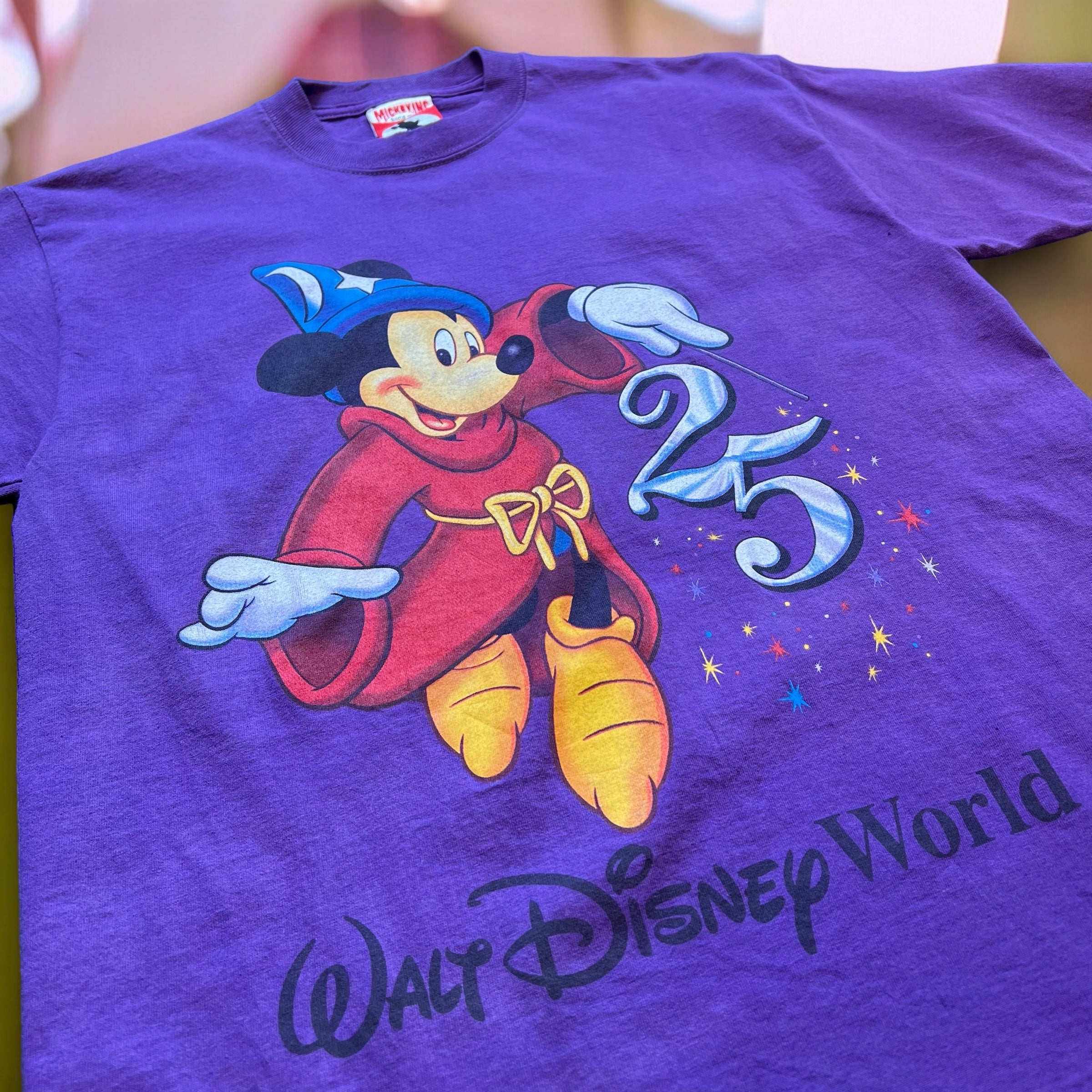 Disney vintage 工場 ヴィンテージ T お座り ミッキー 90s 美品 Disney