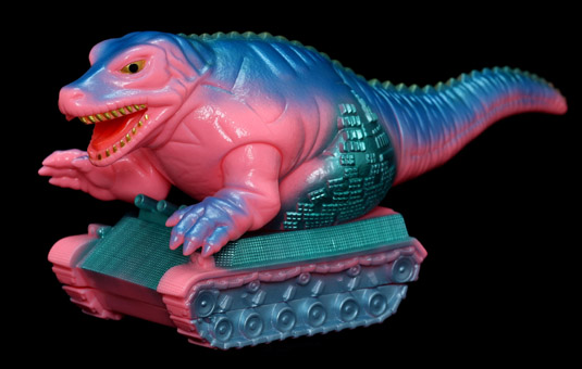 恐竜戦車 怪獣郷ソフビシリーズ ウルトラセブンスパイナー大爆発