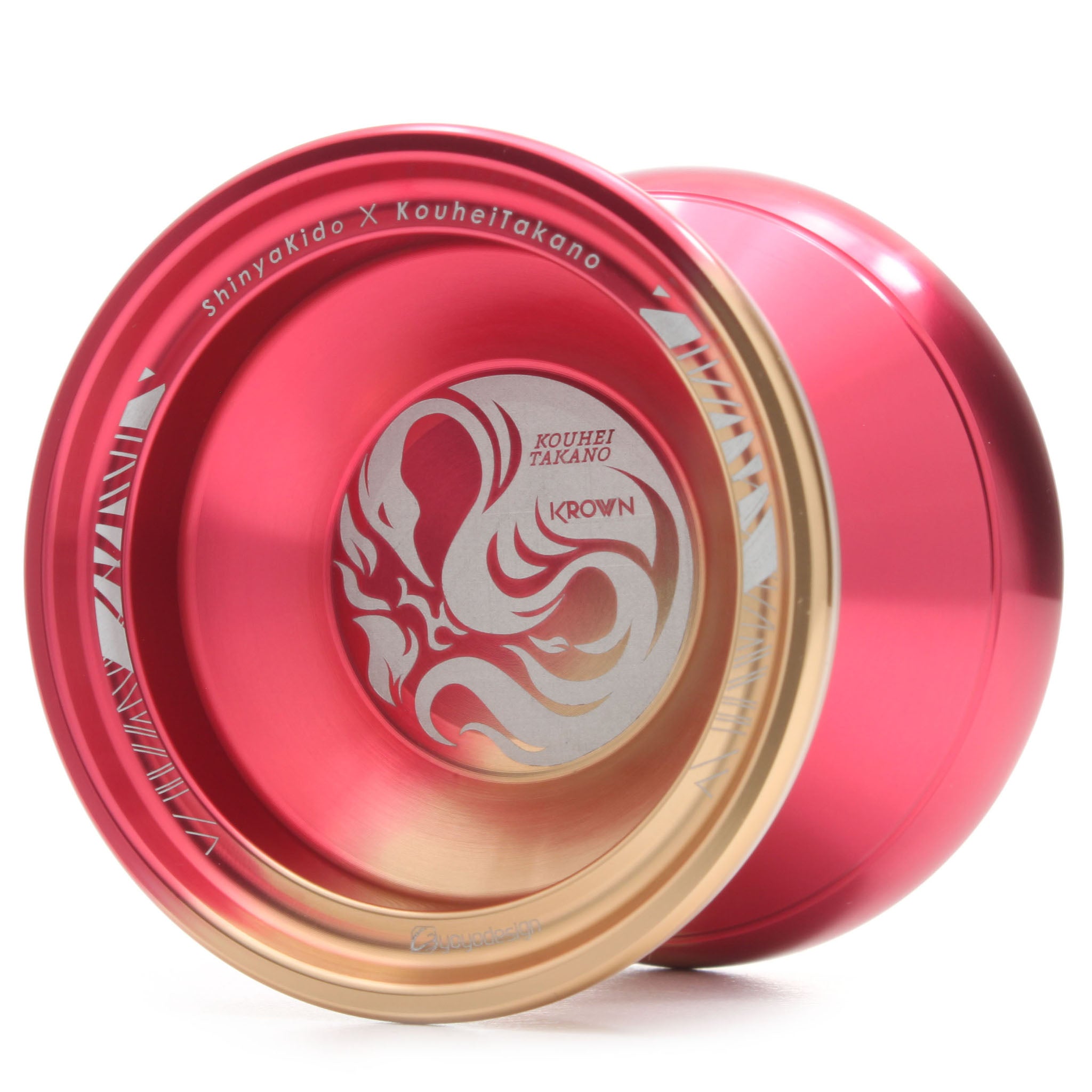 C3ヨーヨーデザイン クラウン7075 ピンク・シルバー C3ヨーヨー