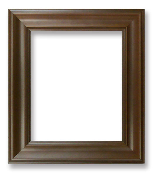 エスアンドエフ S&F 高級輸入額縁 半切 アンティーク ブラウン 005